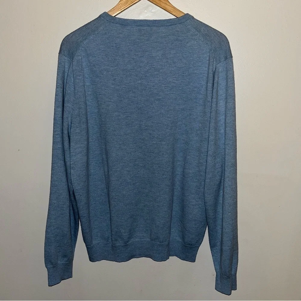 J. Crew Merino Wool Blend V-neck Sweater Men’s Size Extra Large